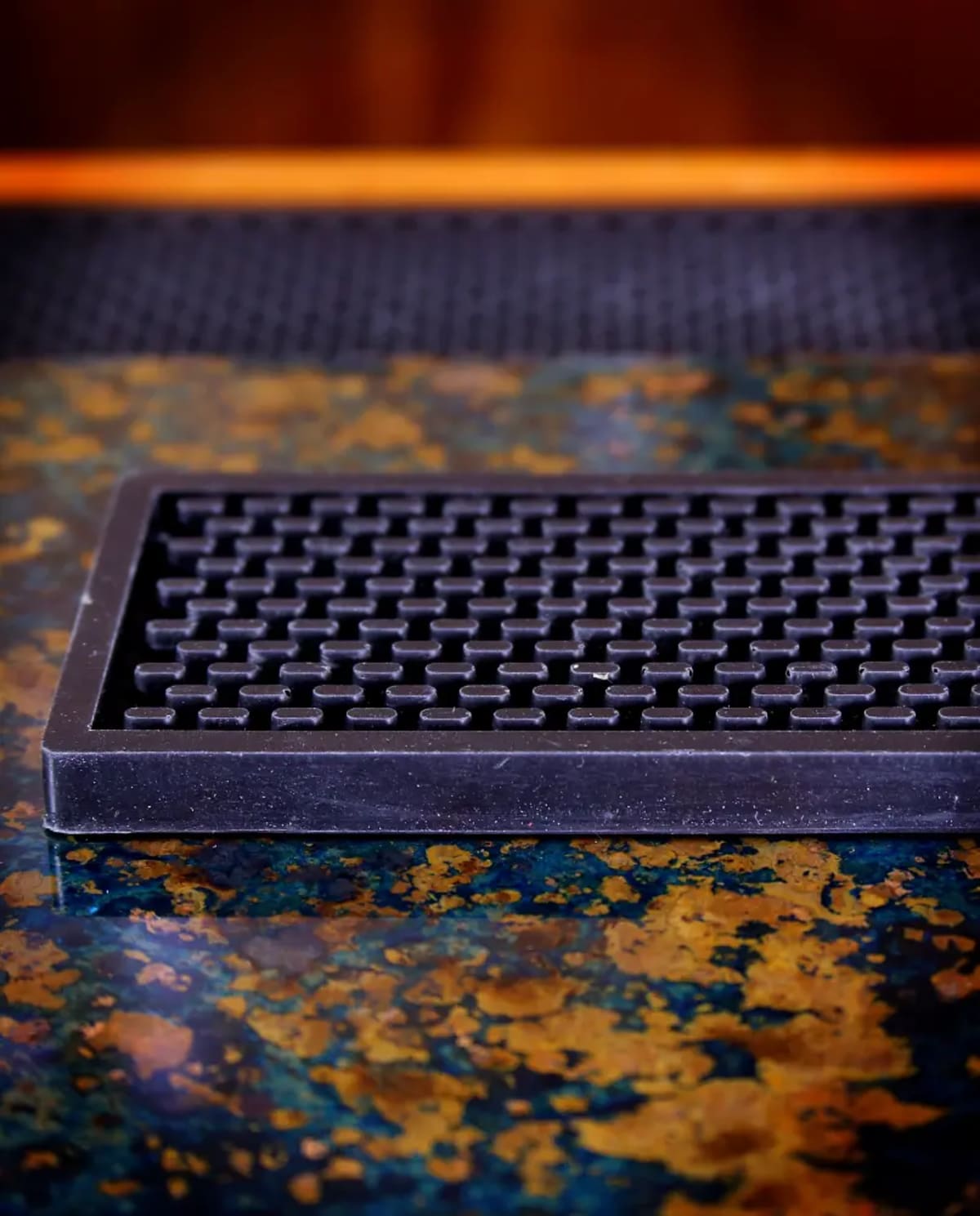 Heavy Duty Bar Rail Mat, 24x3.5 Inches view 2