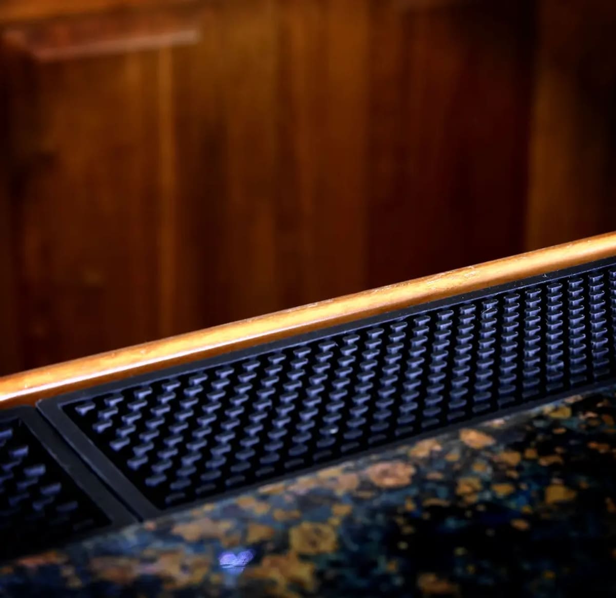 Heavy Duty Bar Rail Mat, 24x3.5 Inches view 3