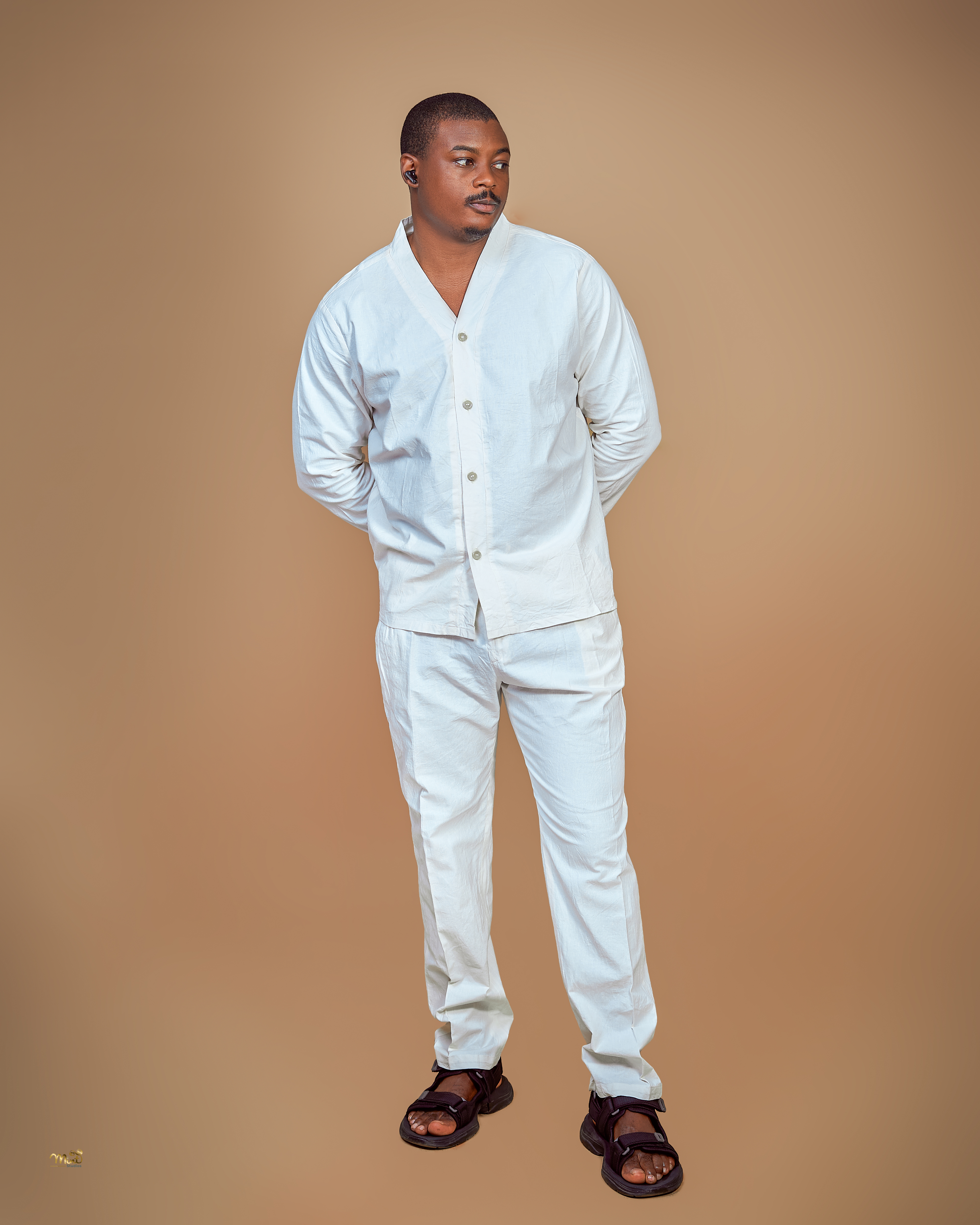 Samurai Linen Set - Off-White