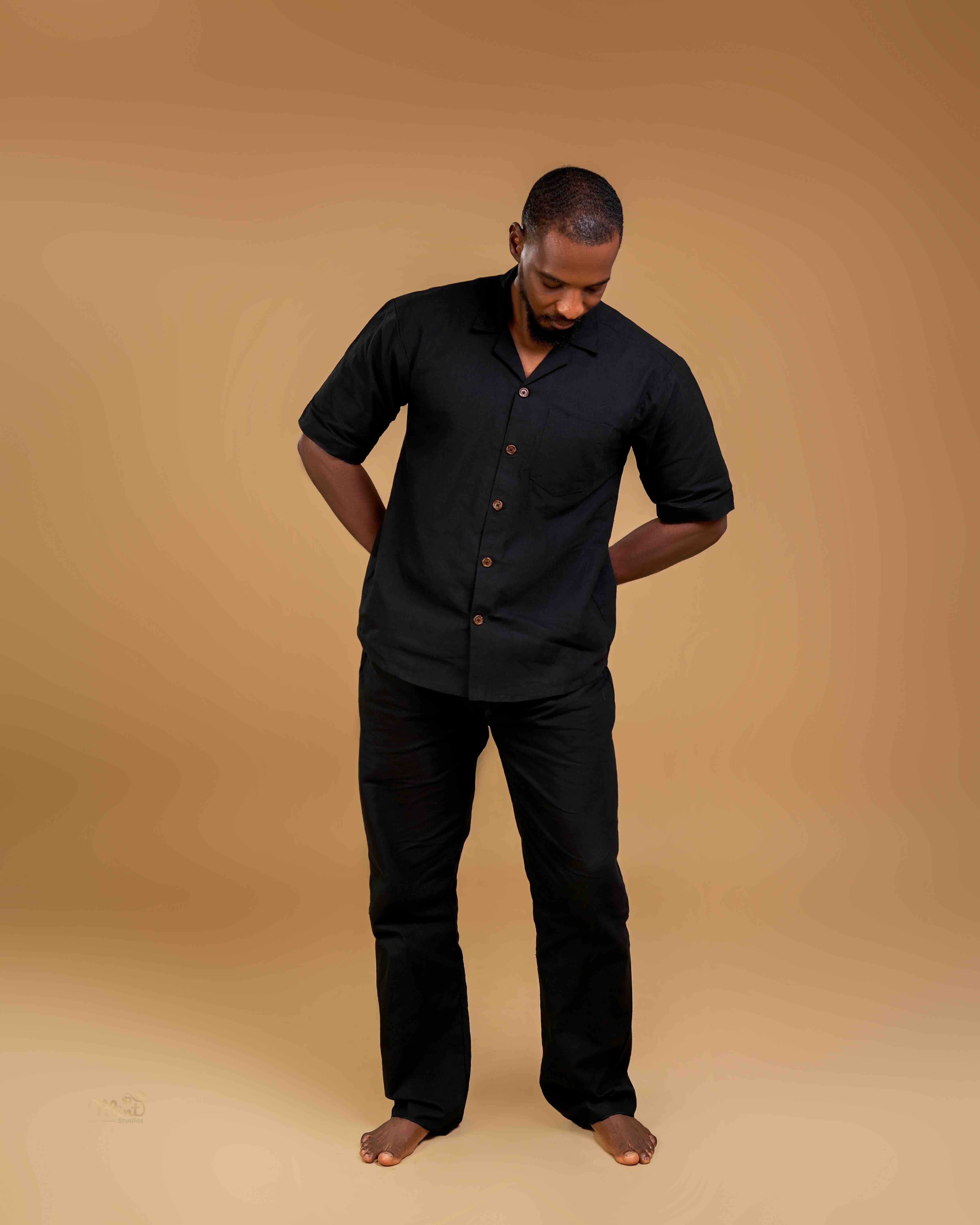 The camp collar set - Black