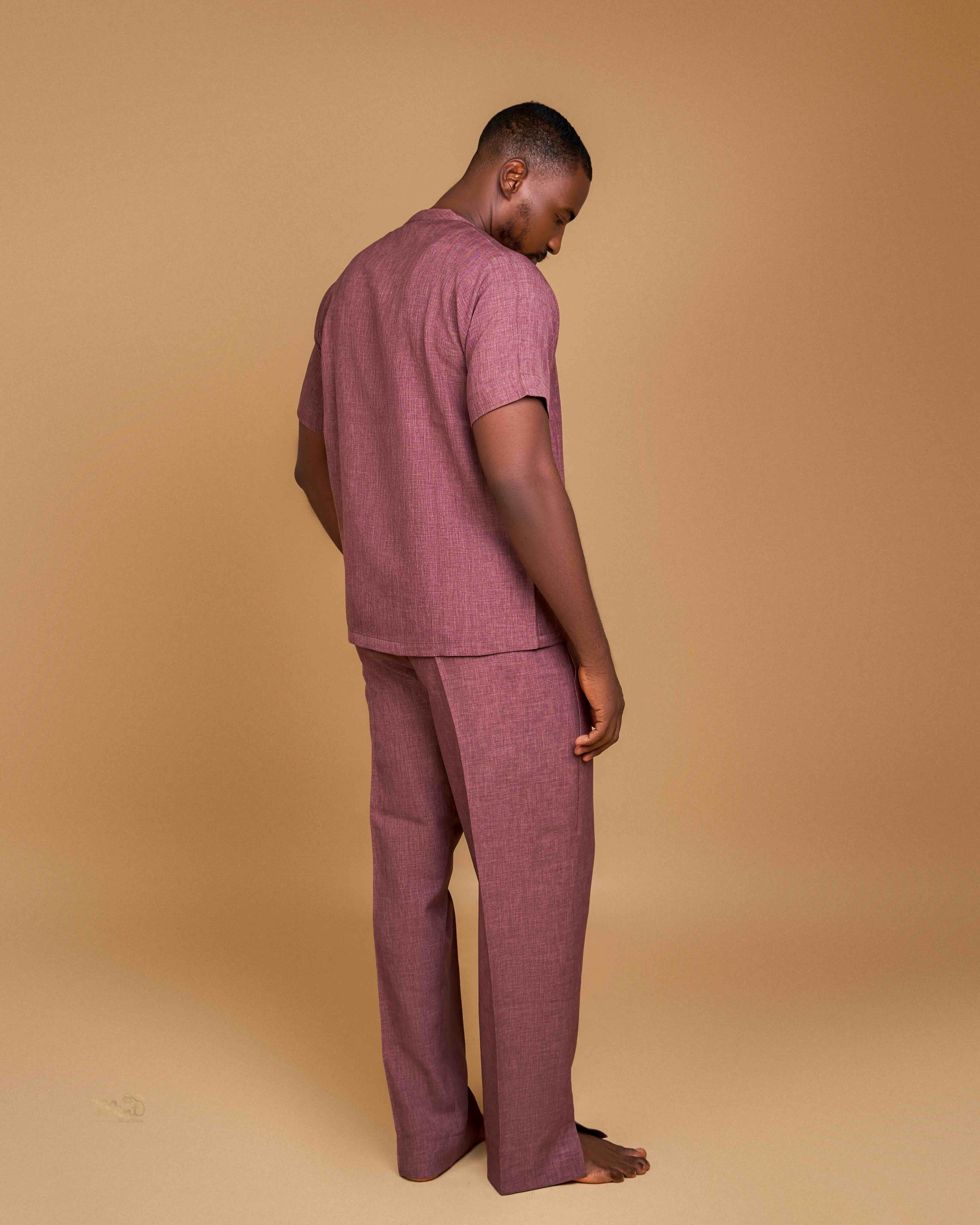 The bound neck set - Raspberry Rose