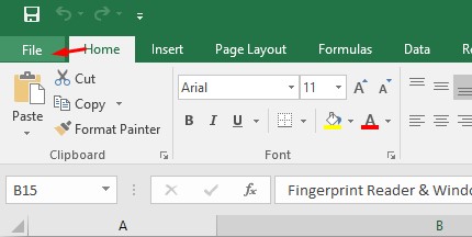 Membuat Password di Microsoft Excel