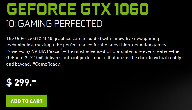 GeForce GTX 1060 6GB