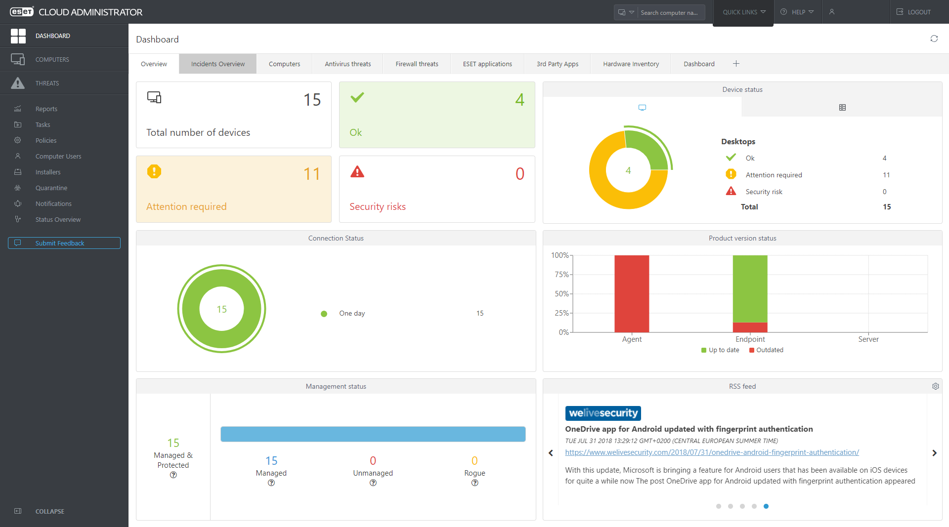 ESET Cloud Administrator