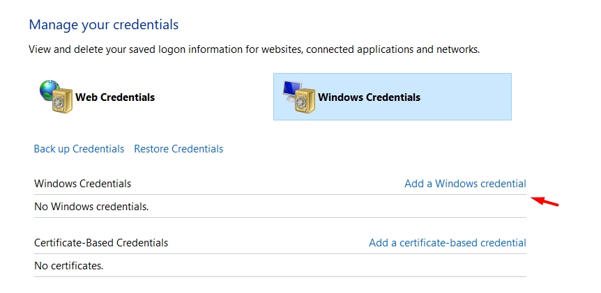 Windows Credentials