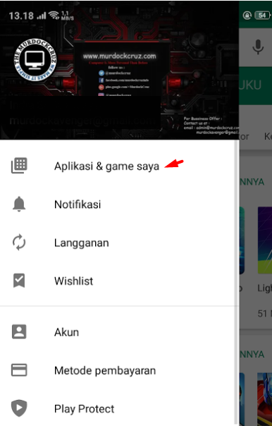 Mengembalikan Aplikasi Lama