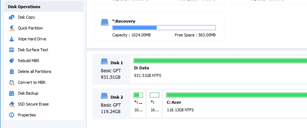 AOMEI Partition Assistant 8.0