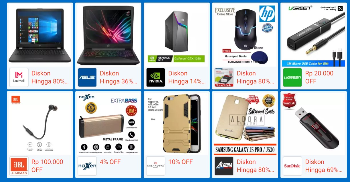 PC atau laptop