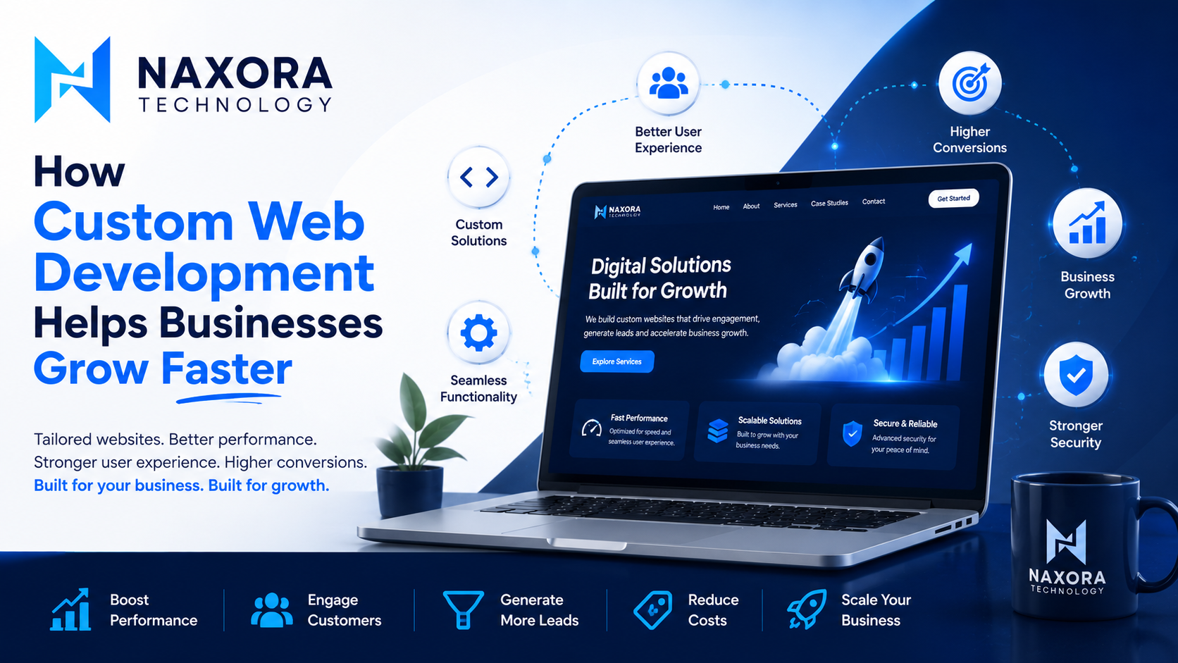 How Custom Web Development Helps Businesses Grow Faster
