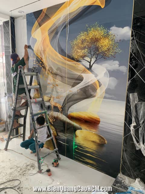 tranh 3d decor nội thất HCM