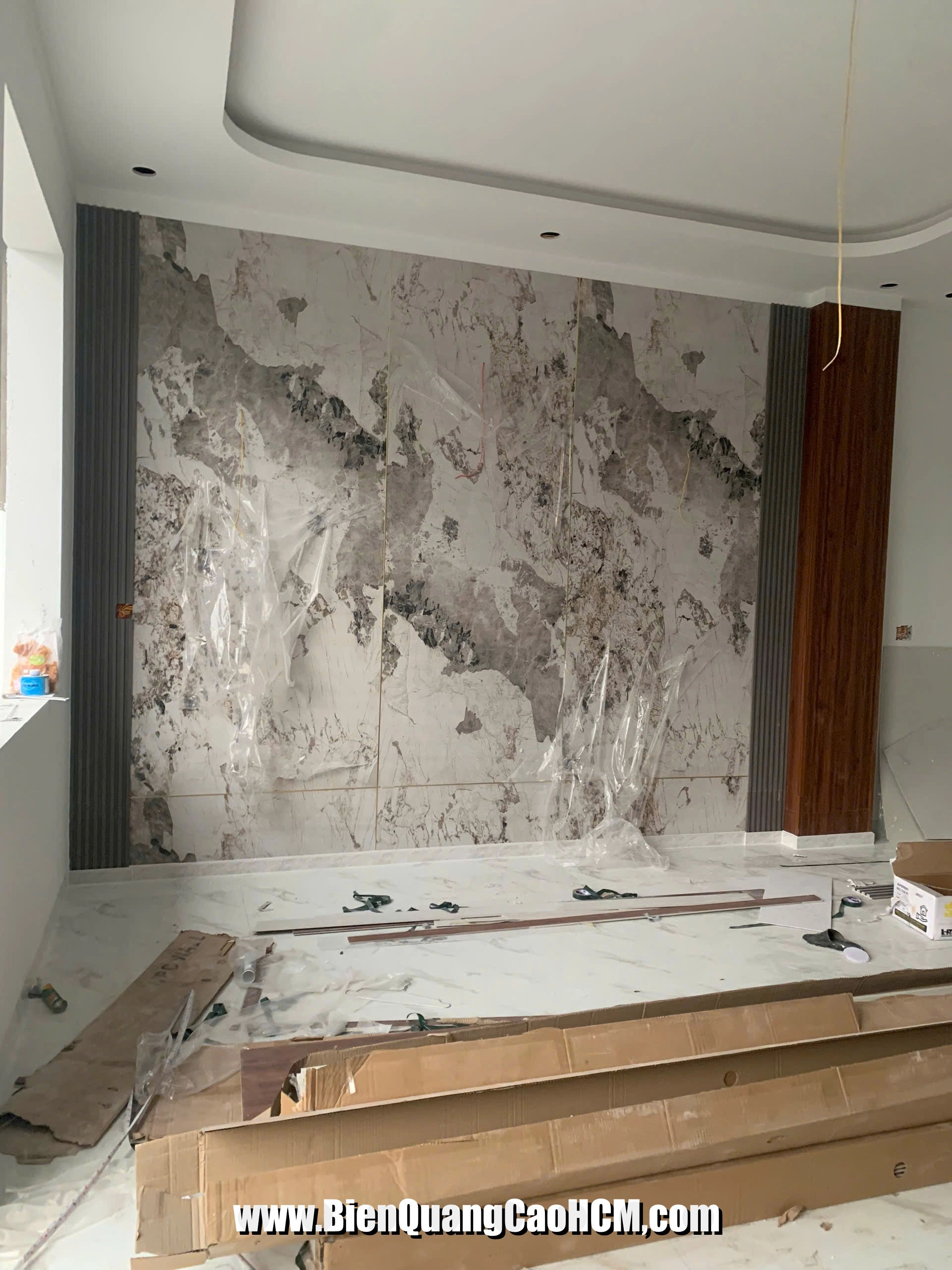 Ốp tường giả đá cao cấp biệt thự nhà phố tại HCM