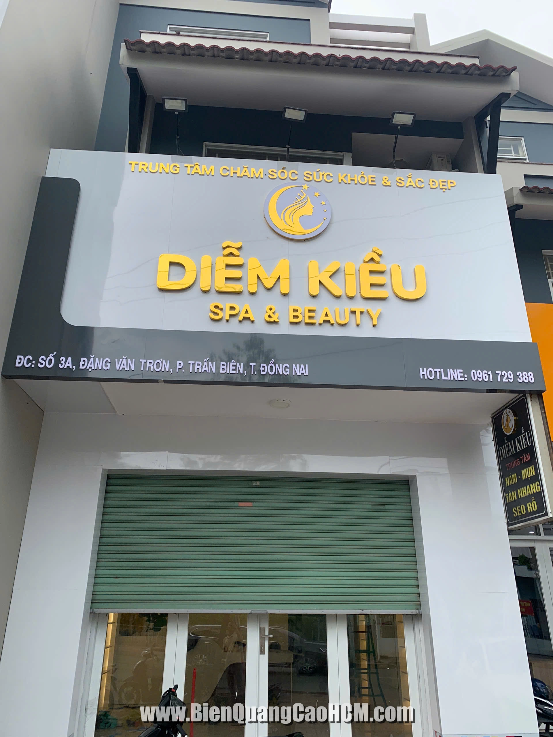 Thi công bảng hiệu Spa đẹp tại Biên Hòa Đồng Nai