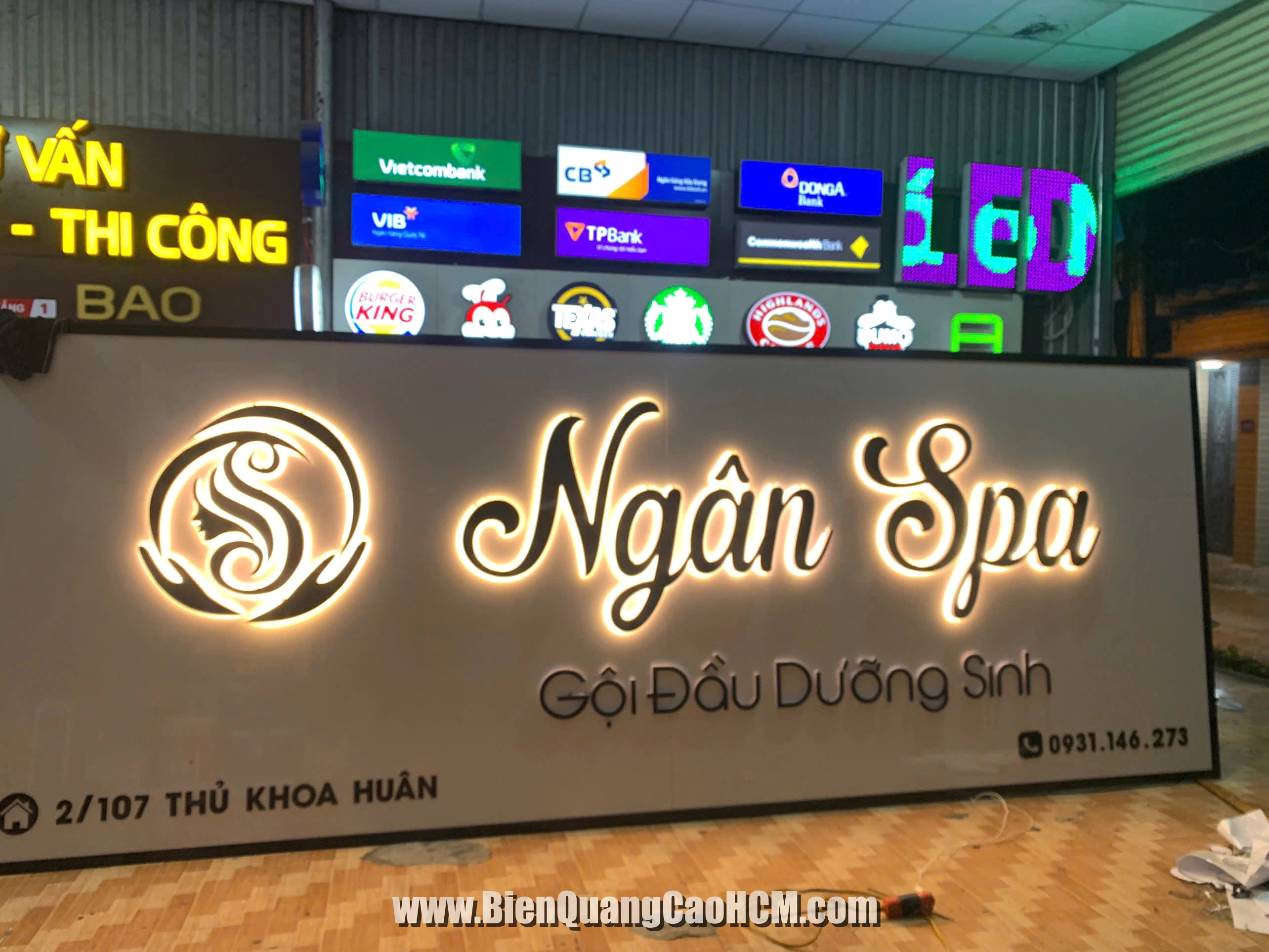 Bảng quảng cáo Spa hiện đại ở TP Hồ Chí Minh