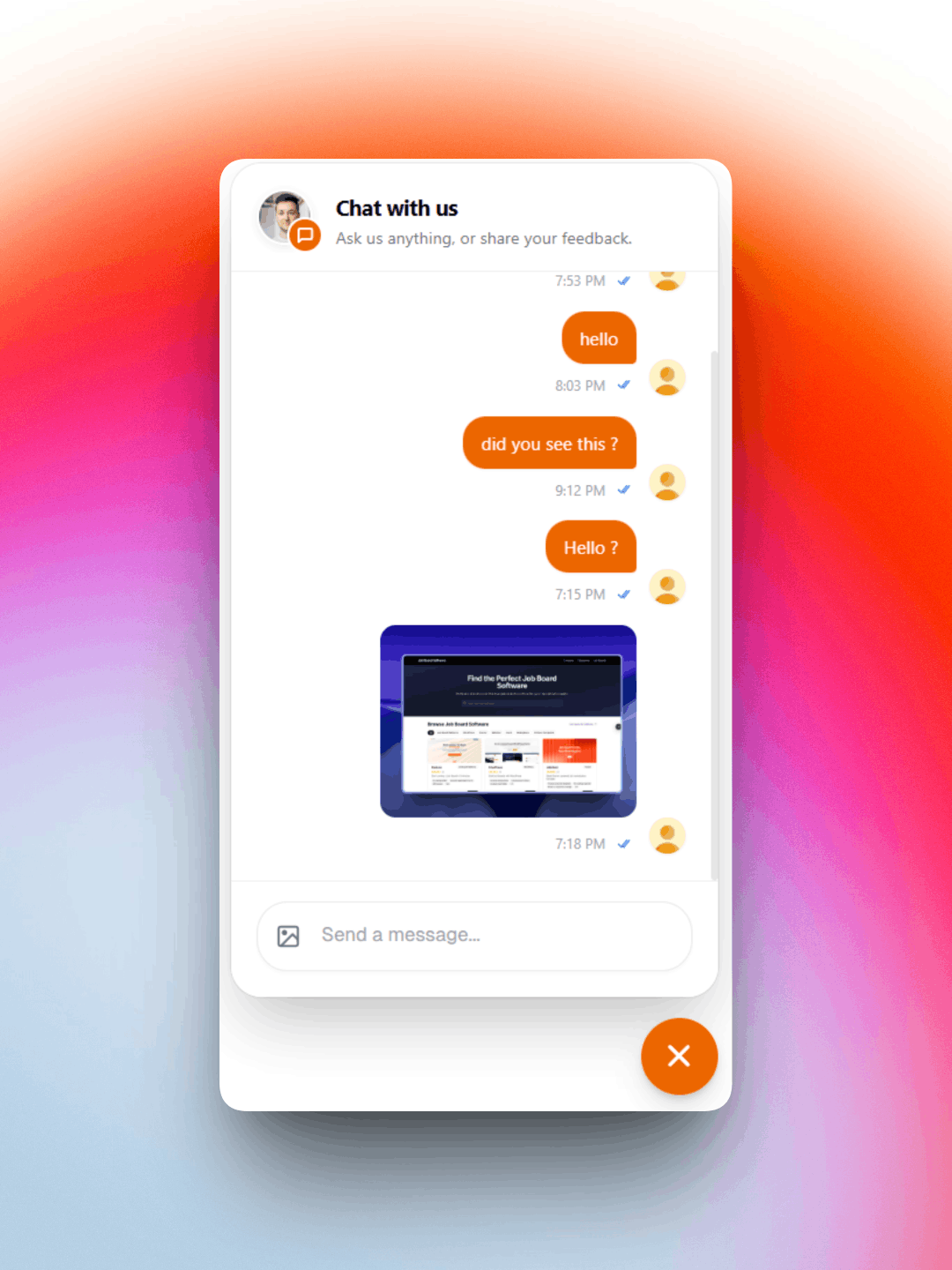 Chat, Design, and Job Board Polishing
