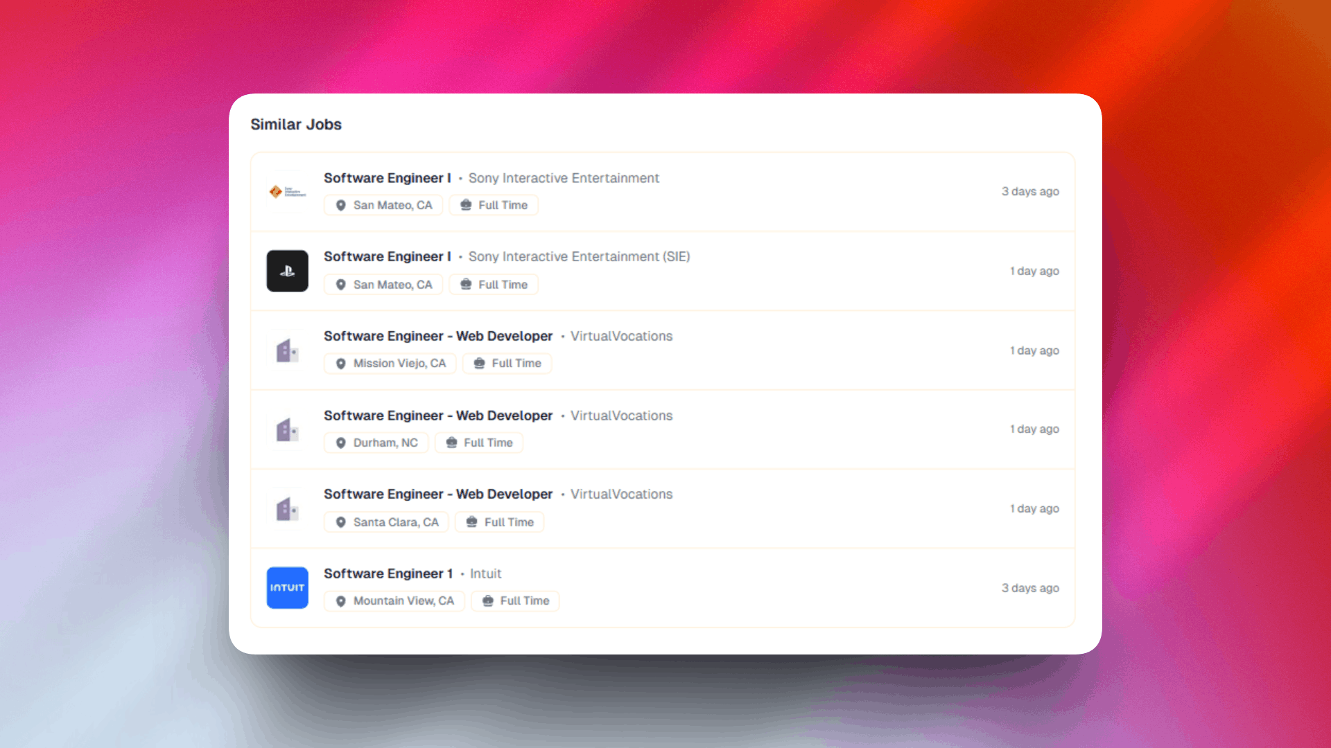 Better Headers, Improved Job Lists, and Faster Searching