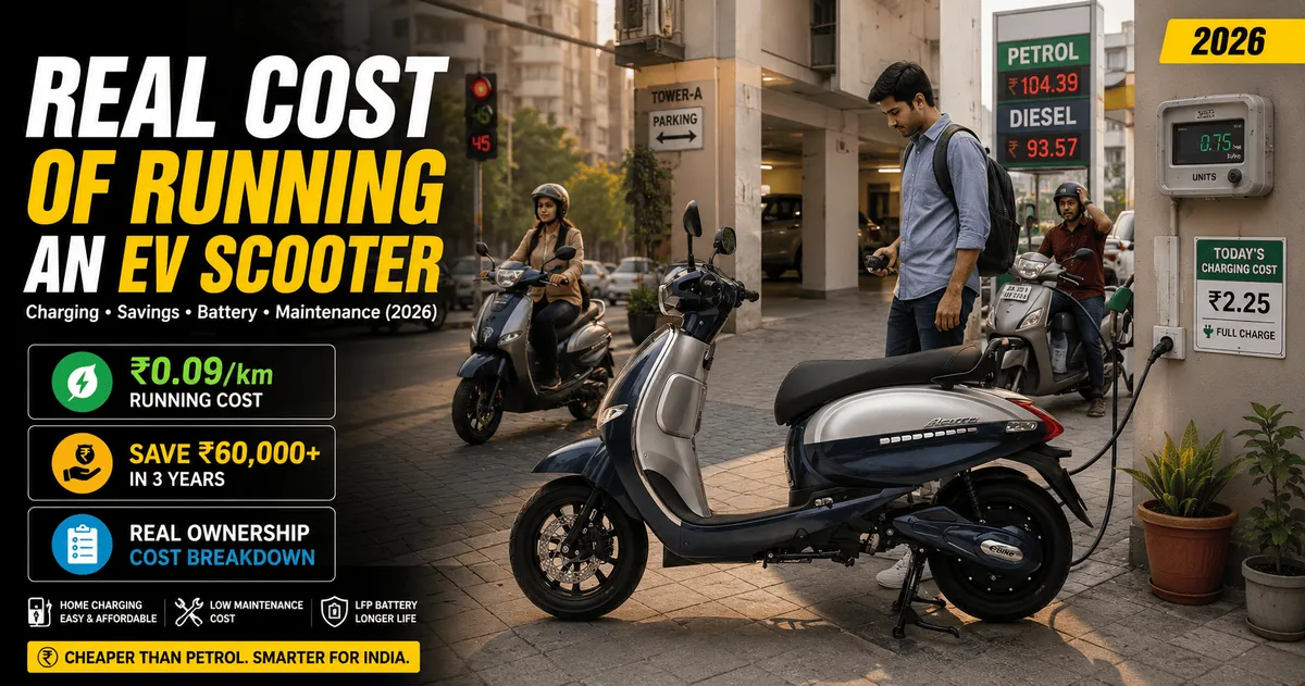 Cost to Run an Electric Scooter in India
