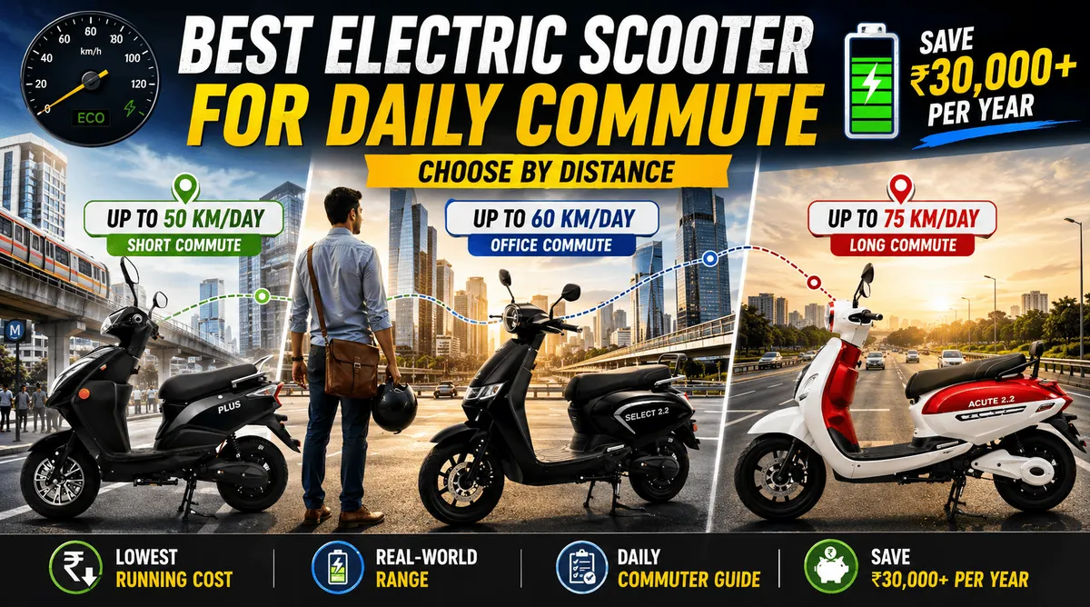 Best electric scooter for daily commute in India