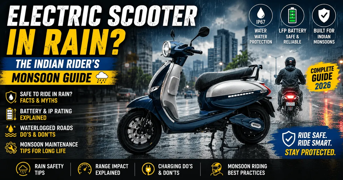 Electric Scooter in Rain: The Rider's Monsoon Guide