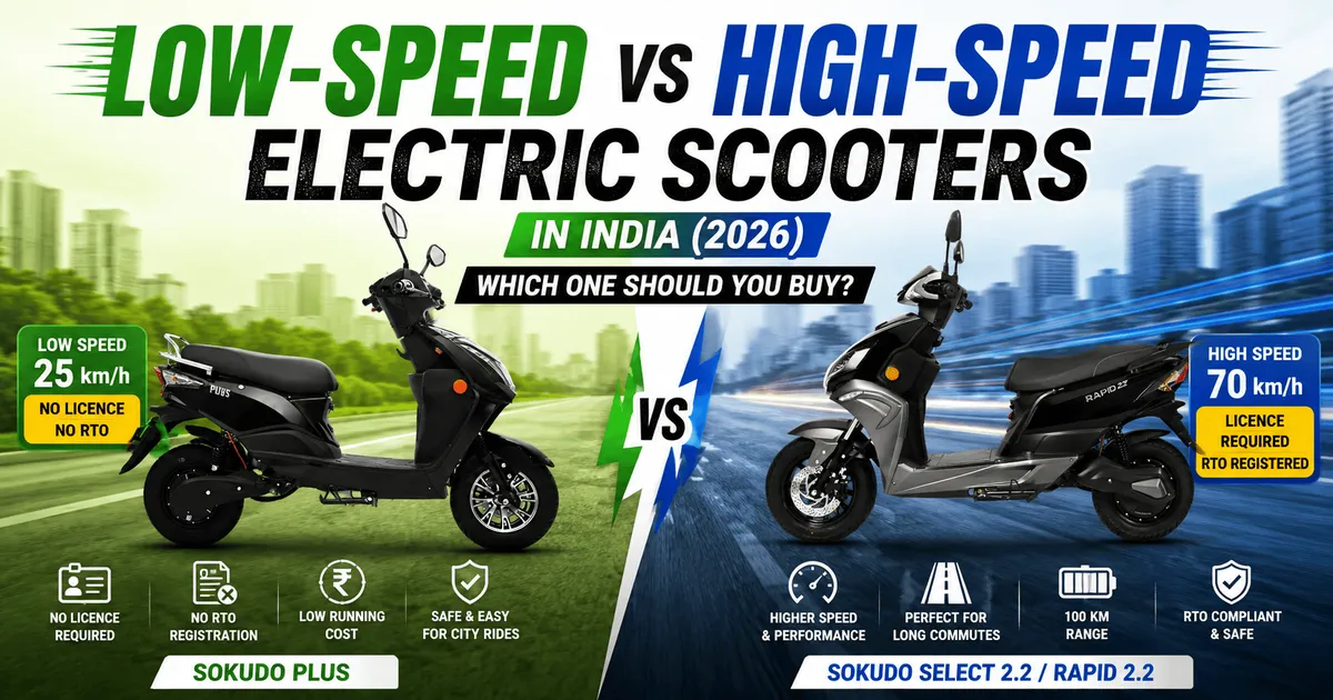 High speed scooter vs Low speed scooters, rto vs non rto scooters