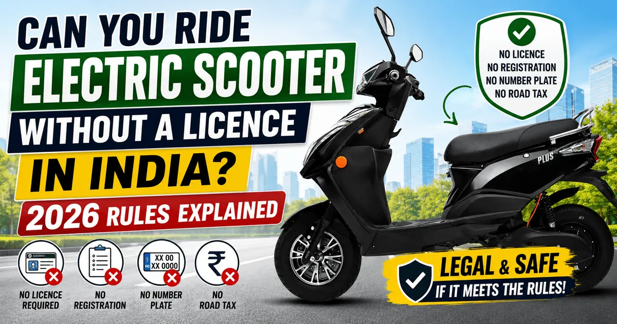 Electric Scooter Without a Licence