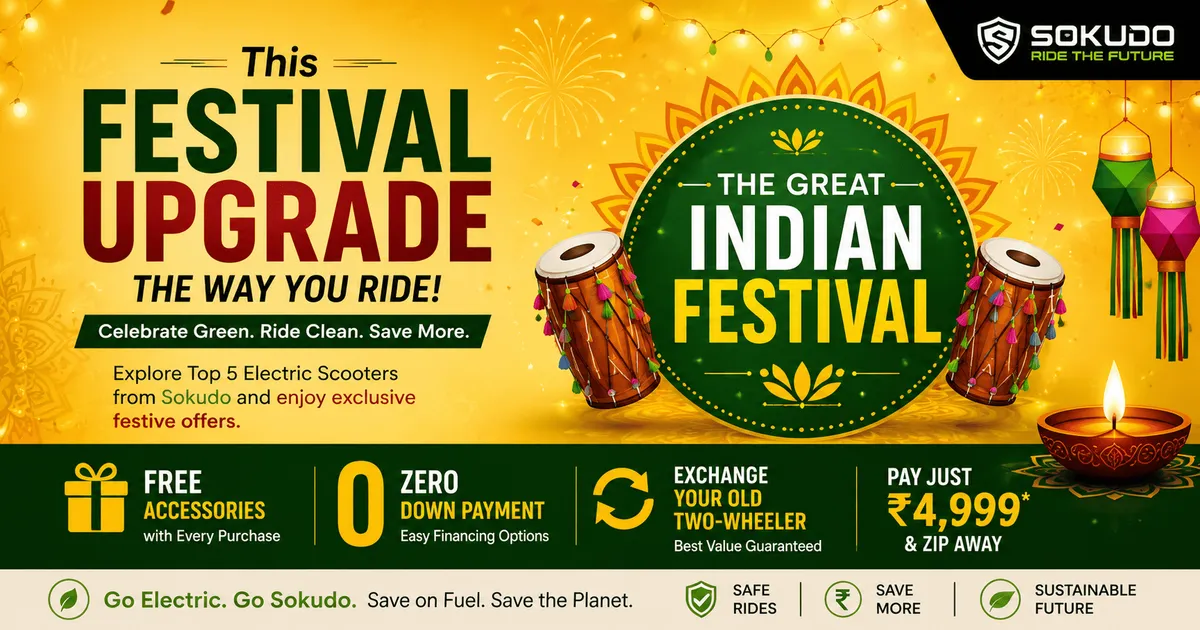 Festive offer on Sokudo scooters