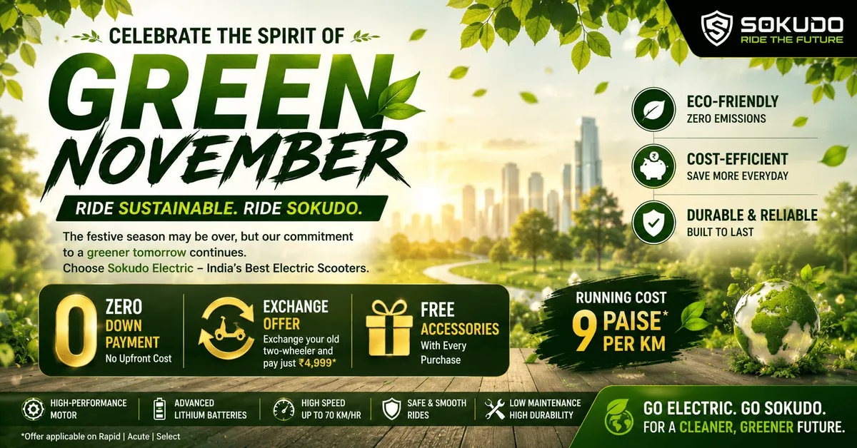 Enjoy Festive Spirit with India’s Best High-Speed Electric Scooters
