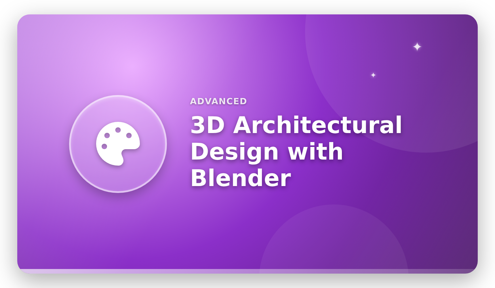 3D Architectural Design with Blender