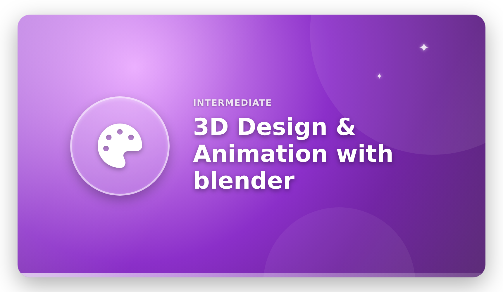 3D Design & Animation with blender