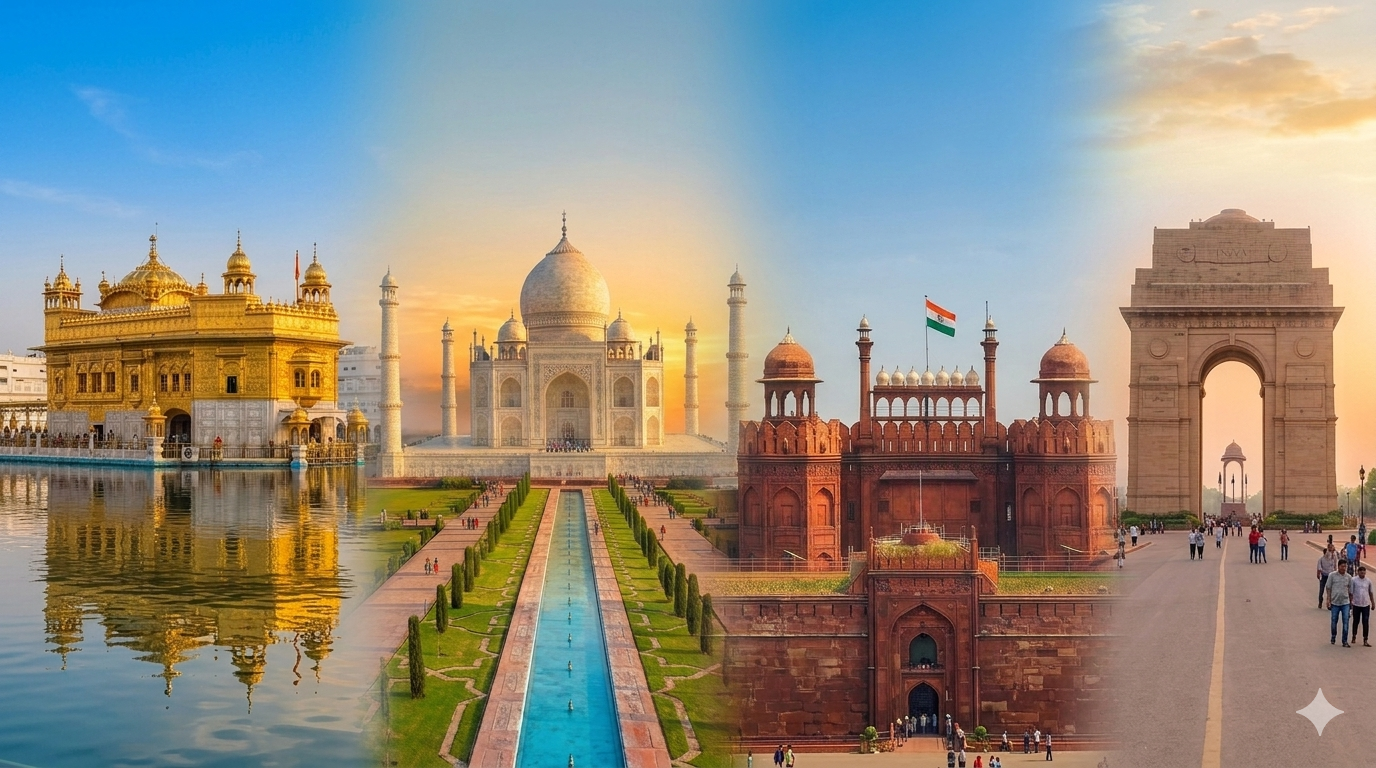 AGRA DELHI AMRITSAR