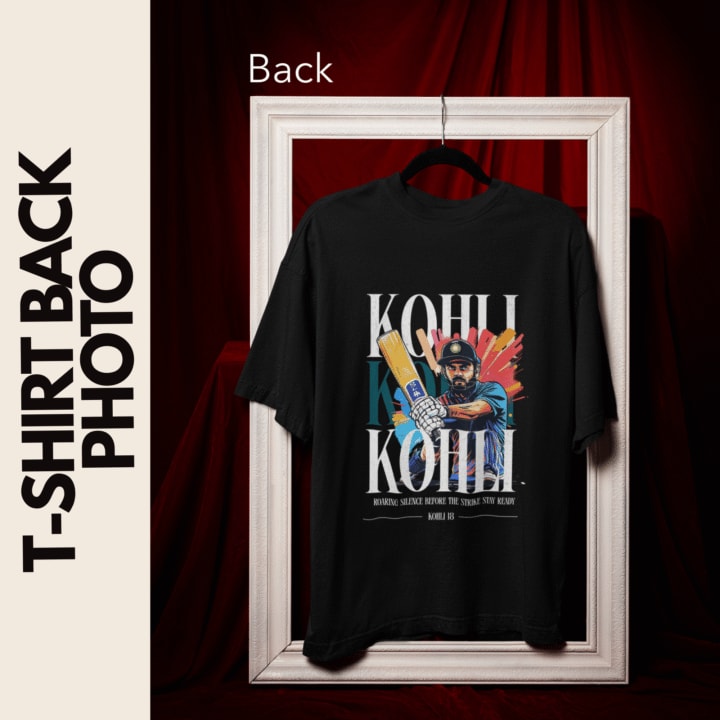 Bold Look Virat Kohli T-Shirt 18 – Fan Gear by Perfect Prints