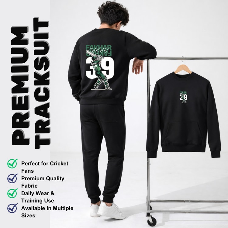 Fakhar Zaman Premium Cricket Cricket Tracksuit | Comfortable & Stylish | Perfect Prints | Rs. 2499