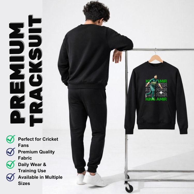 Muhammad Amir Cricket Tracksuit | Premium Quality | Perfect Prints | 44% OFF – Limited Stock