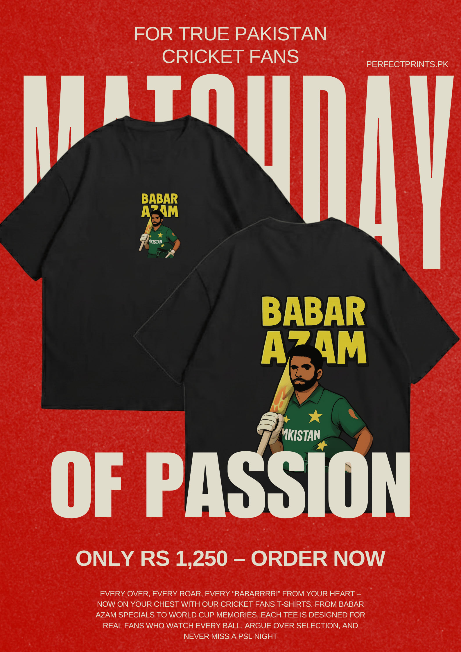 Best Quality Revolutionize Your Style with Oversized Babar Azam T-Shirt: #56 Design to Own