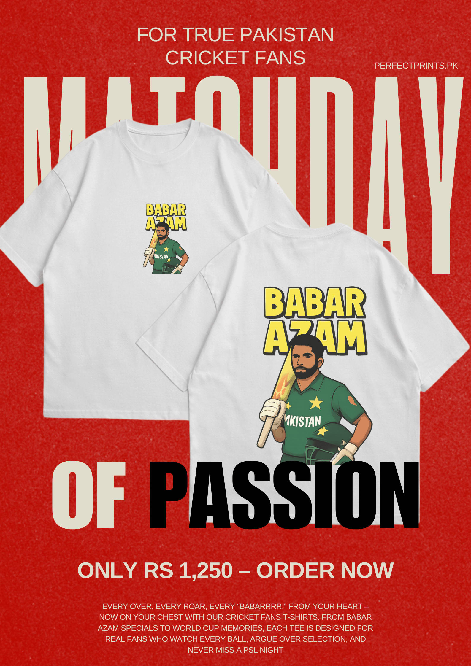 Grab the Bold Oversized Babar Azam T-Shirt: Must-Have Design #56 for Cricket Lovers