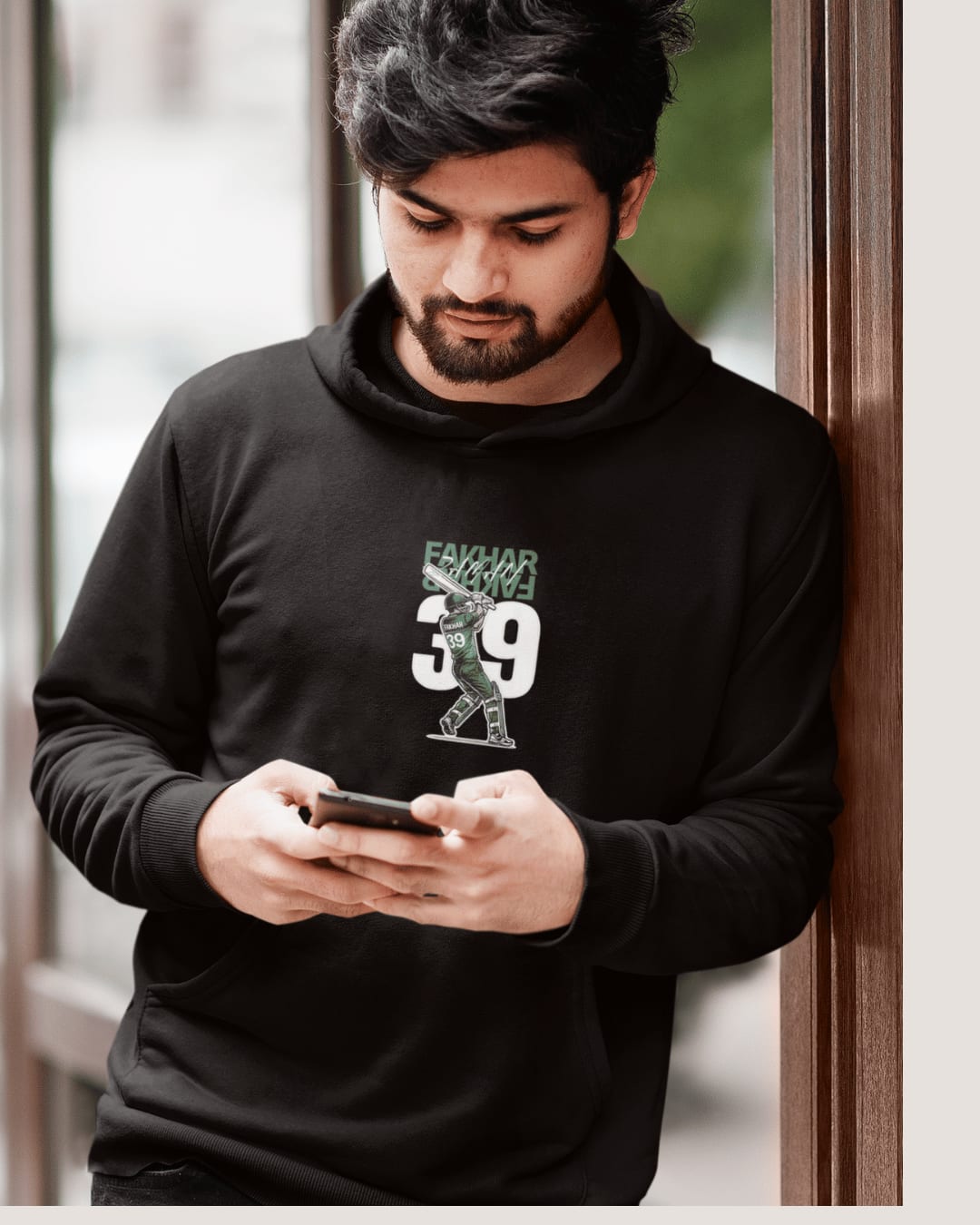 Fakhar Zaman Premium Cricket Hoodie | Comfortable & Stylish | Perfect Prints | Rs. 1,899