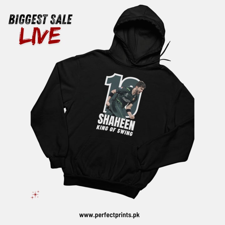 Pakistan Pace Power Fan Shaheen Shah Afridi Hoodie