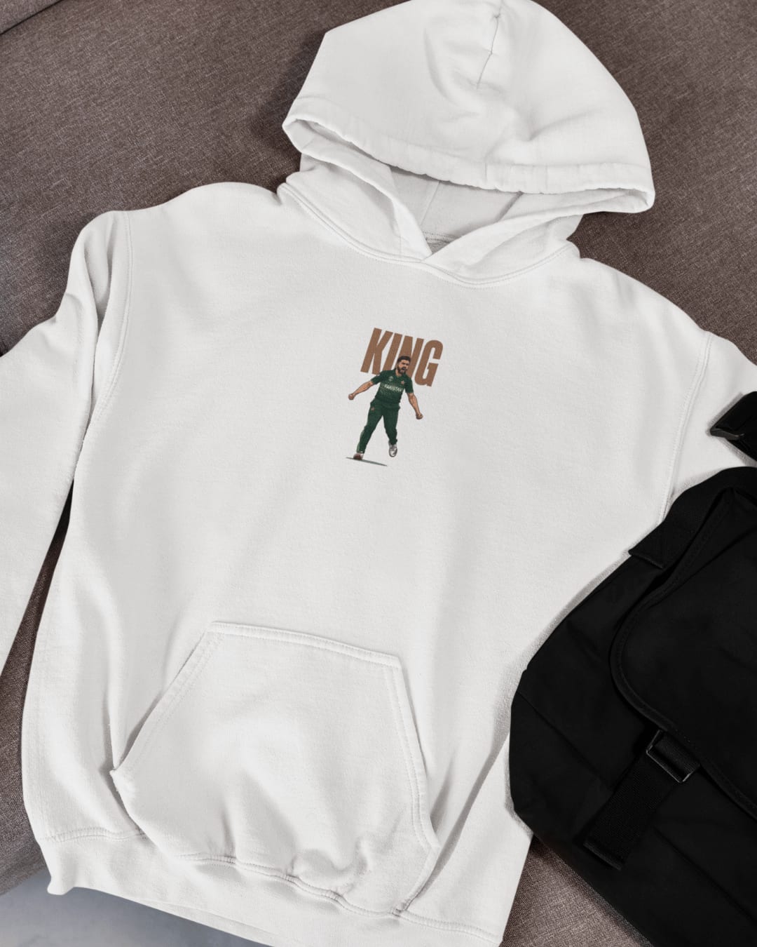 Wear Your Hero - Muhammad Amir Official Cricket Hoodie | Perfect Prints | Huge 45% Discount