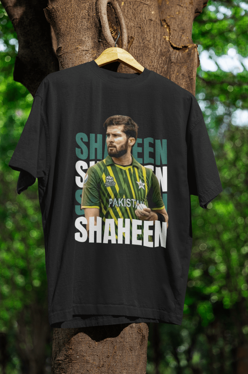 Champion Vibes Premium Fan Oversize T-Shirt – Shaheen Shah Afridi Oversize T-Shirt