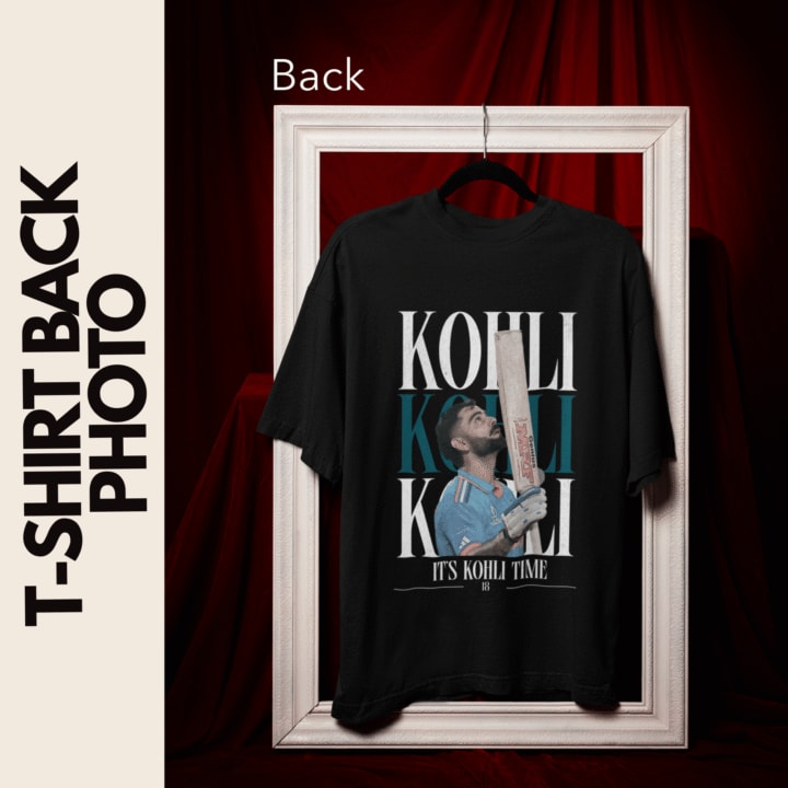 Black Limited Edition Virat Kohli T-Shirt | No. 18 Fan Favorite Tee