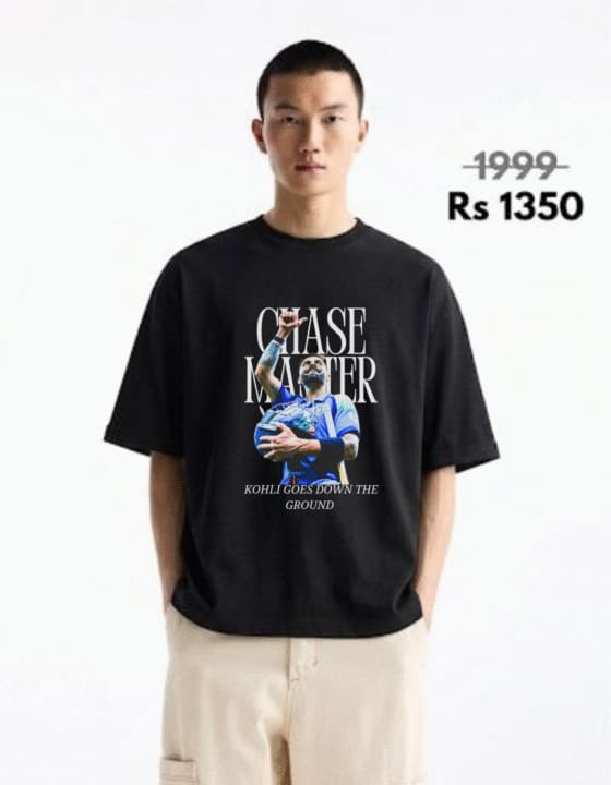 Chase Master — Virat Kohli | Black Edition T-Shirt