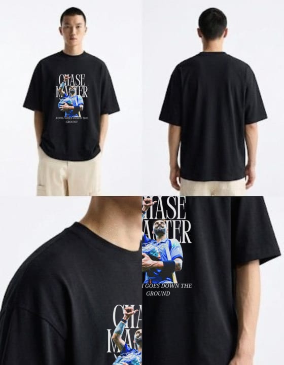 Chase Master — Virat Kohli | Black Edition T-Shirt