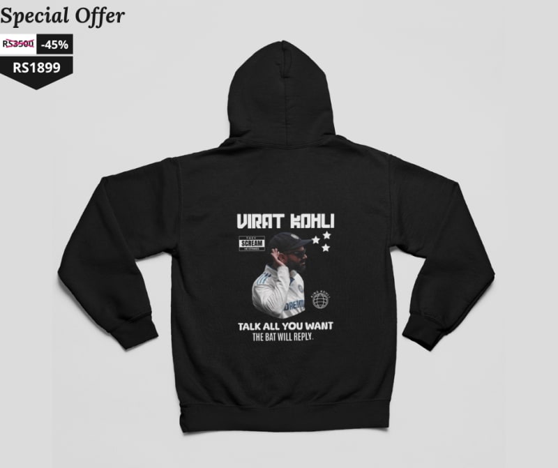 Match Day Special: Virat Kohli Cricket Hoodie 18 – High Quality & Stylish