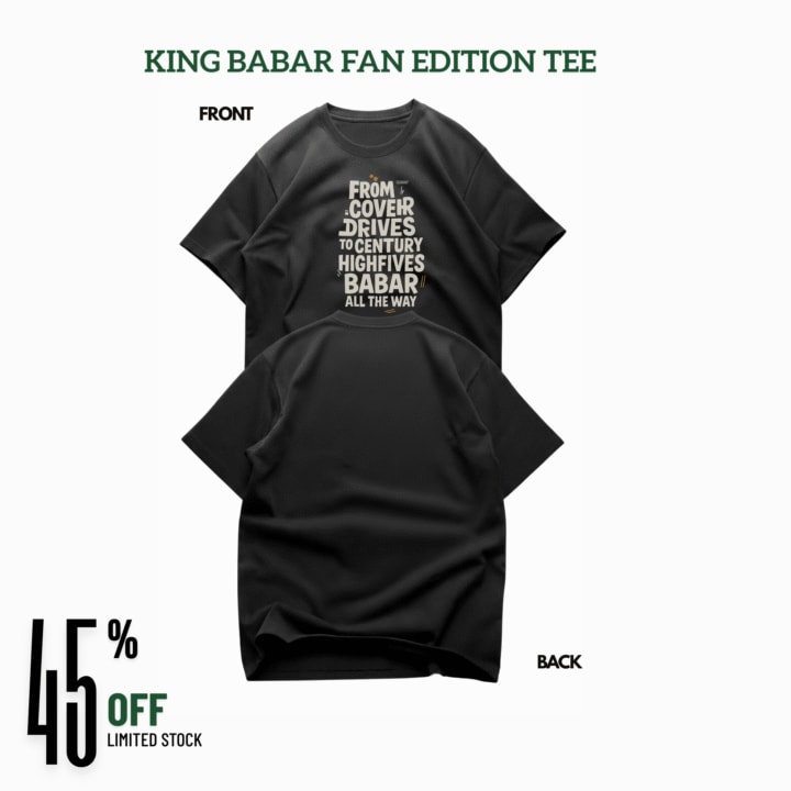 Get the Perfect Oversized Babar Azam T-Shirt: Top 5 Designs for All Fans #56