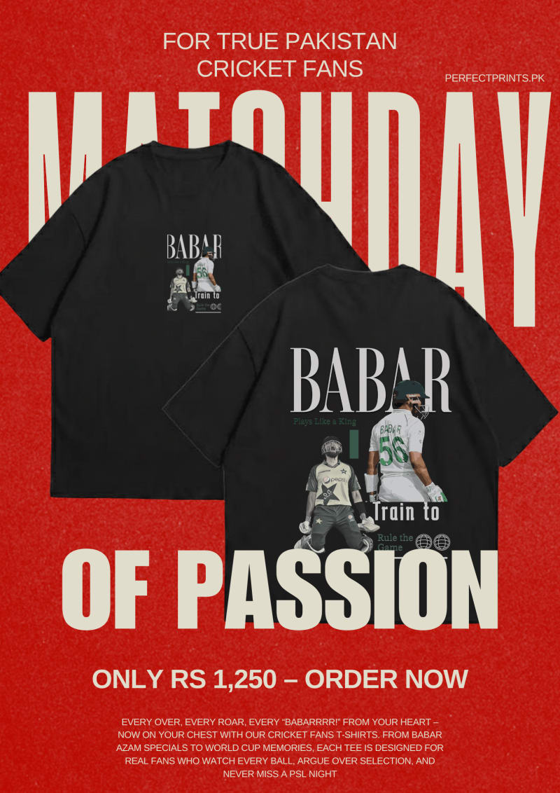 Exclusive Oversized Babar Azam T-Shirt: 10 Stylish Looks You Can’t Miss #56