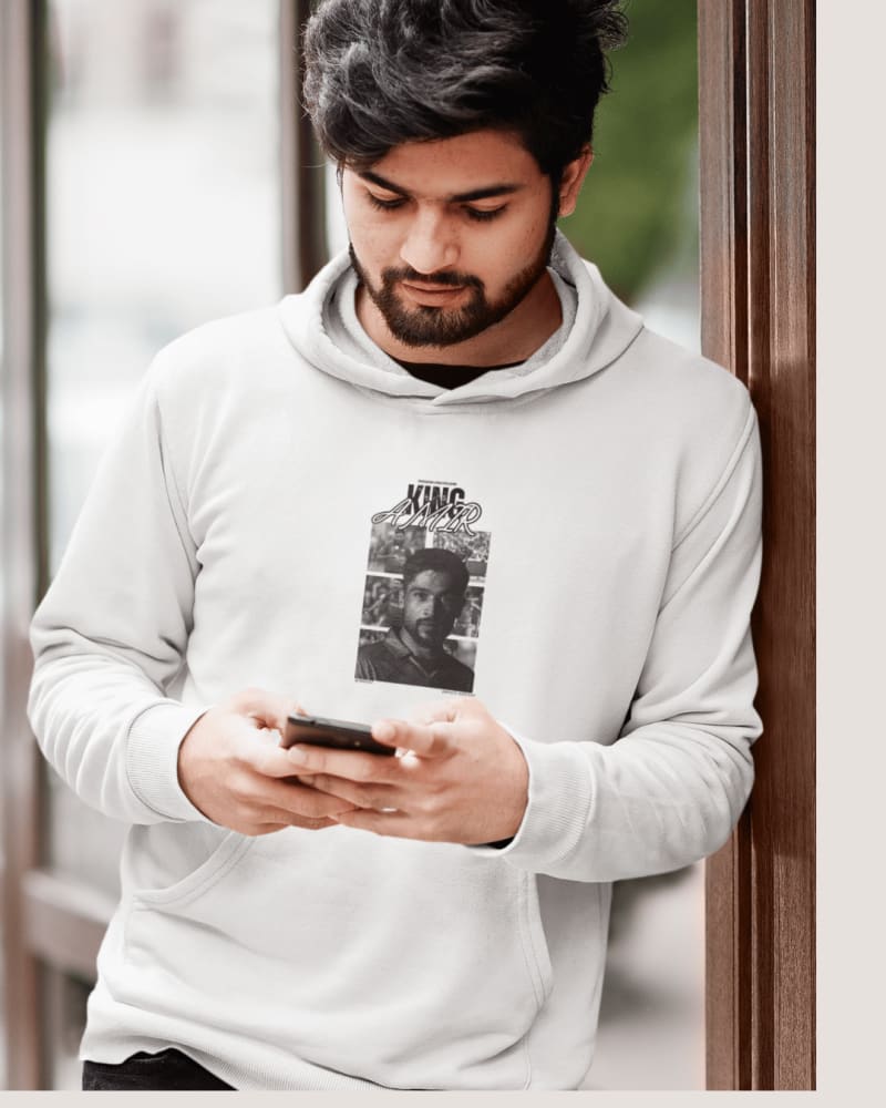 Muhammad Amir Premium Cricket Hoodie - Perfect for Fans | Comfortable Fit | Rs. 1,899