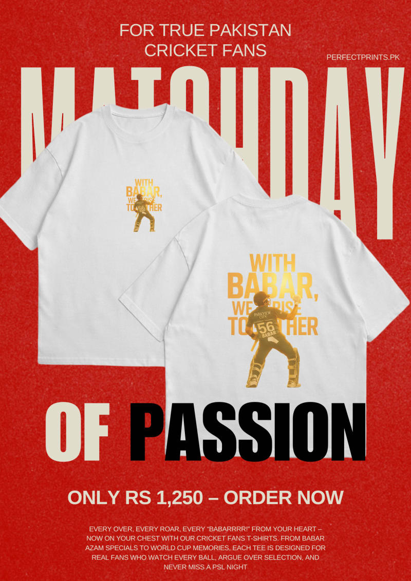 Be the Trendsetter with Oversized Babar Azam T-Shirt: #56 Design You’ll Love