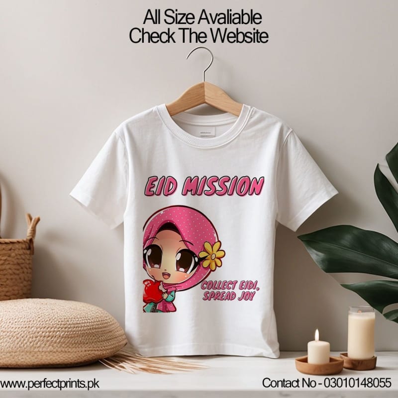 Eid Mubarak Eid Mission Kids Shirt ๐ | Eid Ki Sabse Pyari Dress โ Stock Sirf Eid Tak