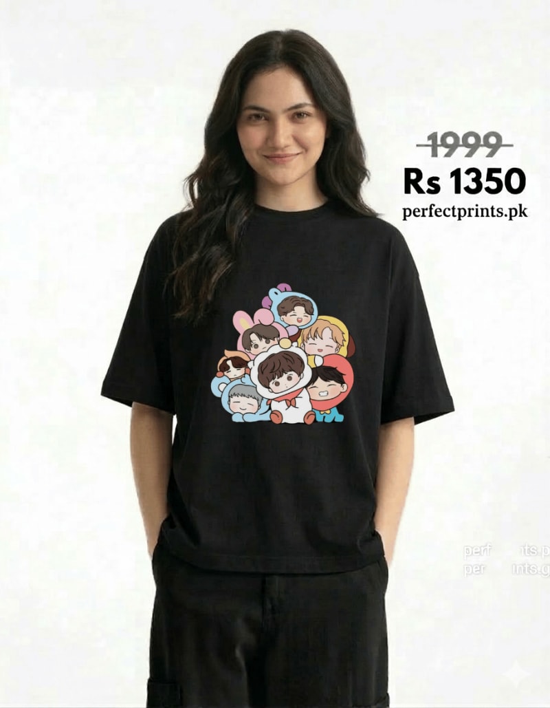 BTS Borahae Signature Oversized T-Shirt