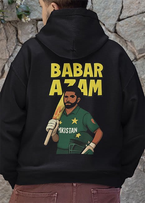 Best Quality Revolutionize Your Style with Oversized Babar Azam Hoodie : #56 Design to Own