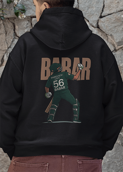 Best Rock Your Look with Oversized Babar Azam Hoodie : Design #56 That Turns Heads